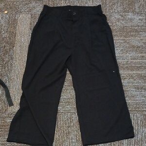 Black Wide-Leg Pants